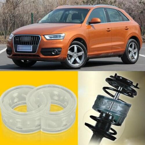 2pcs Power Front /Rear Shock Suspension Cushion Buffer Spring Bumper For Audi Q3