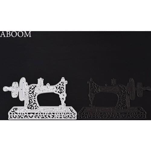 ABOOM Hot Sewing Machine Metal Cutting Dies For Scrapbooking Stencils DIY Album Cards Decoration Embossing Folder Die Cuts Mold