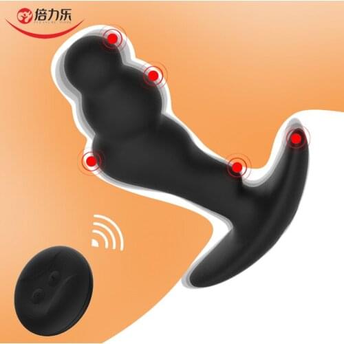 Sex Toys Anal Beads Vibrator Butt Plug Prostate Massage Anal Vibrator Anus Stimulate Adult Sex Intimate Goods Remote Control