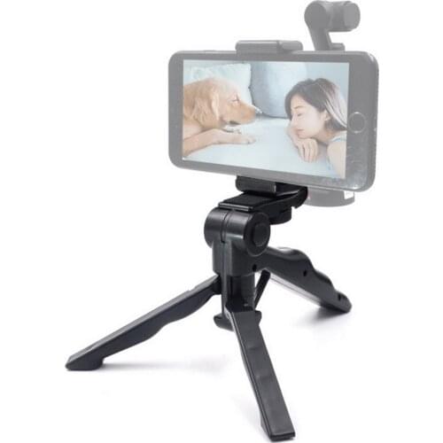 Foldable Tripod Phone Holder Clip Handle Grip 1/4 Adapter Mount Bracket for DJI OSMO Pocket Handheld Gimbal Camera Accessories