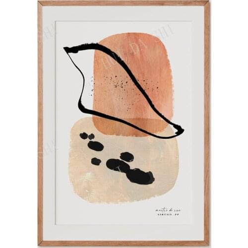 Modern Abstract Art Print, Neutral Abstract Art, Gallery Wall Art, Minimal Prints, Modern wall art, printable poster