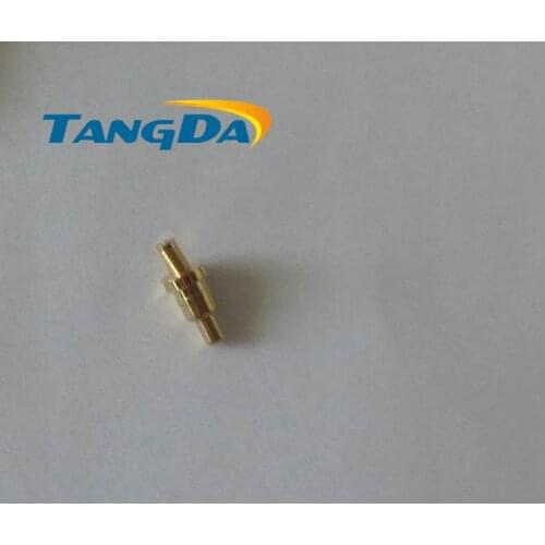 Tangda DHL/EMS D2*4mm+2mm tail 1K PCS pogo pin connector Battery spring 1P Through Hole 1.2A