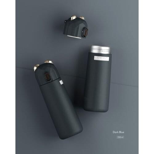 Modern Bear Vacuum Cup 304 Stainless Steel Inner Thermos Cup Portable Thermos Cartoon Warm Water Cup Goddess Thermos Mug 1pc