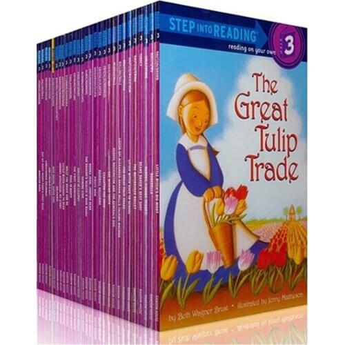 30 Books Step into Reading level 3 reading on your own Picture English story Books Kids Child learning textbook 5-12 years gift