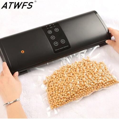 ATWFS Vacuum Sealer Kitchen Storage Rangement Cuisine Packing Vacuum Machine Free Vacuum Bag Sealing Food Packaging