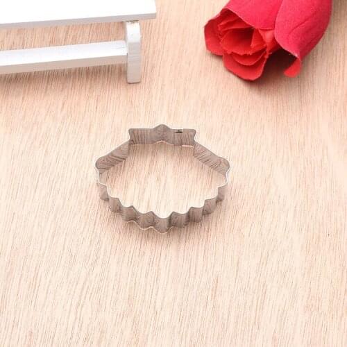 1pcs Top Quality Stainless Steel Cookie Cutter Shell Shape Design Fondant Sugarcraft Cookie Biscuit Cutter