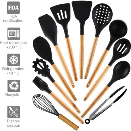 Силиконовые наборы кухонных принадлежностей Waasoscon China At AliExpress
