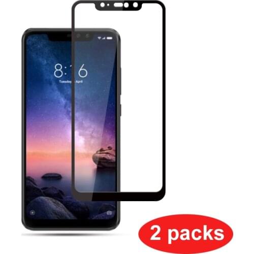For Xiaomi Redmi Note 6 Pro Glass Screen Protector Full Cover Armor Tempered Glass Xiomi Redmi Note6 Pro Global Protective Film