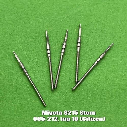 5pcs Winding Stem for Miyota 8215 Mechanical Movement Stainless Steel Crown Stem Parts Repair Tool Suit for 820A 8200 8205