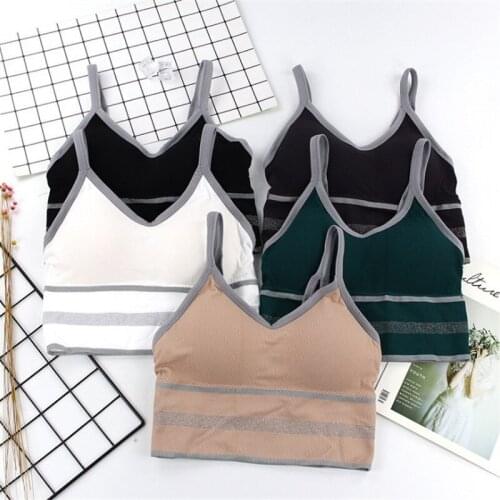 Ladies 2021 new compact breast wrap with breast pad, light proof, comfortable, seamless, rimless bra back