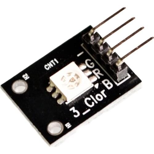 10pcs/lot 3 Colour RGB SMD LED Board Module 5050 Full Color LED 3.3-5V for