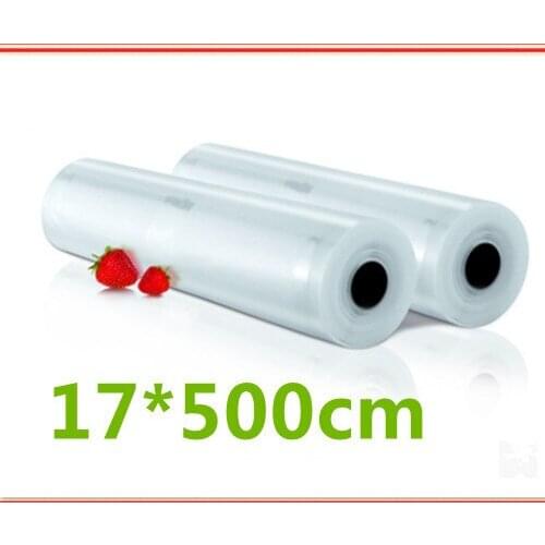 17cm*500cm,home vacuum food packing Bags,Hot Sale Keep food fresh Food Storage Bags Sealing Sealer Rolls