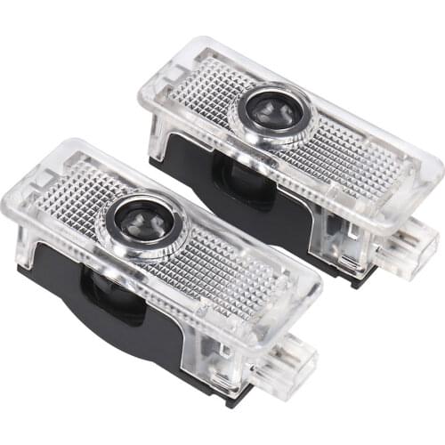 2Pcs LED 3D Car Courtesy Lamp Welcome Lights Logo Projector Door Light For Mercedes Benz C207 C218 A207 C117 AMG CLA CLS E Class