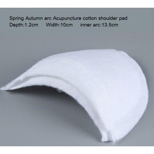 5pairs soft acupuncture cotton shoulder pad for women Spring Autumn shoulder strap pad for sweater windbreaker suits Sewing kits