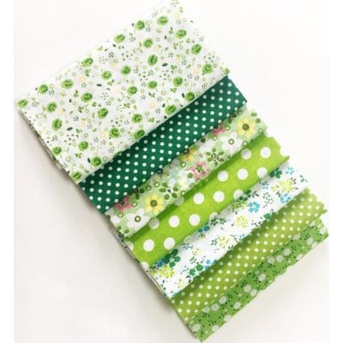 Sewing Cloth Cotton Fabric Printed Cloth Sewing Quilting Fabrics Small Floral Cotton Fabric DIY Handmade Craft Material