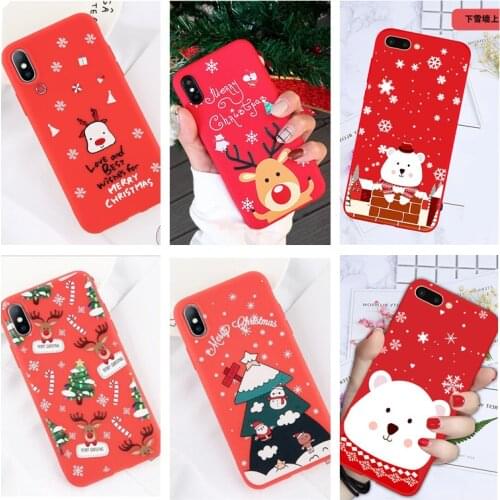 Christmas For Samsung Galaxy A50 A20 A30 cover Silicon Back Cover Phone coque on For Samsung A50 2019 A505 A505F SM-A505F bumper