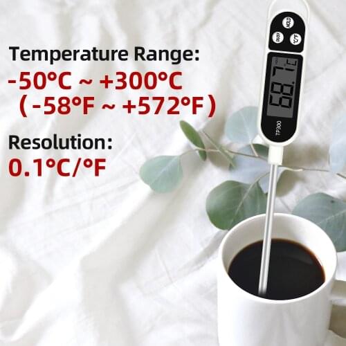 Digital Kitchen Food Water Thermometer For BBQ Electronic Stainless Steel Sensor Meat Oven Cooking Milk Temperature Gauge Tool