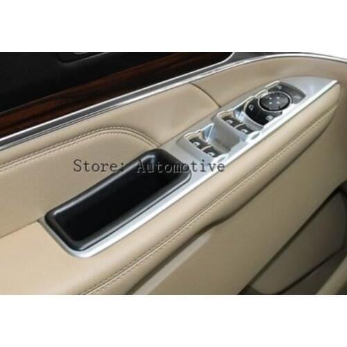 For Ford Explorer 2011 2012 2013 2014 Inner Door Handle Storage Box 4pcs Plastic, Tray Glove Styling Car Organizer Accessories