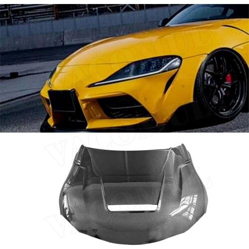 High Quality Carbon Fiber Front Bumper Hood for Toyota Supra 2019 - 2020 FRP Car Styling