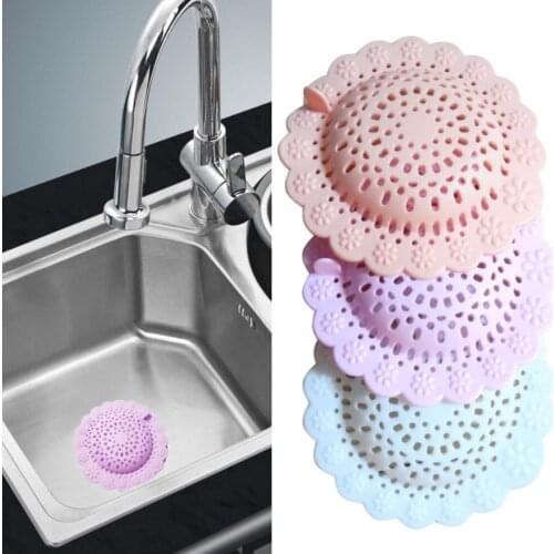 Hair Catcher Bath Drain Shower Tub Strainer Sink Cover Trap Basin Stopper Filter Bathroom Hair Stoppers & Catchers