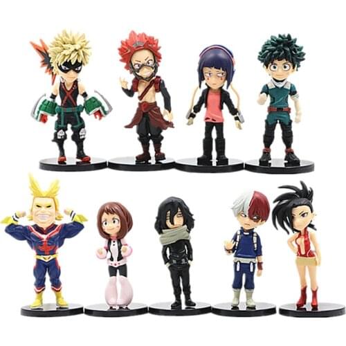 My Hero Academia Bakugou Katsuki Midoriya Izuku Ochaco Uraraka Kaminari Denki Figure Collectible Model Toys Ornaments