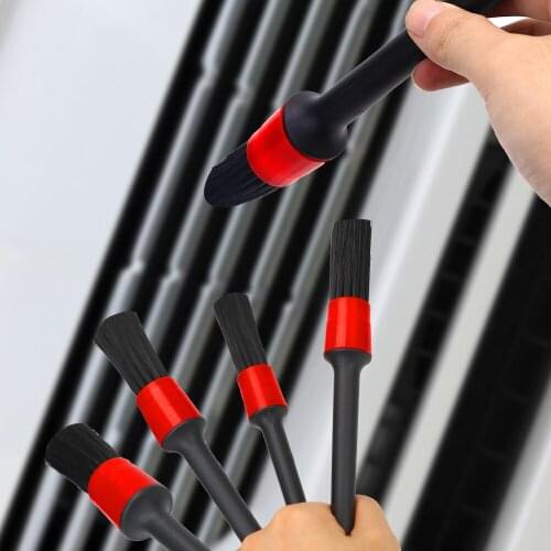 LEEPEE Car Cleaning Detailing Set 5pcs Detailing Brush Auto Cleaning Dashboard Air Outlet Clean Brush Tools Car Wash Accessories
