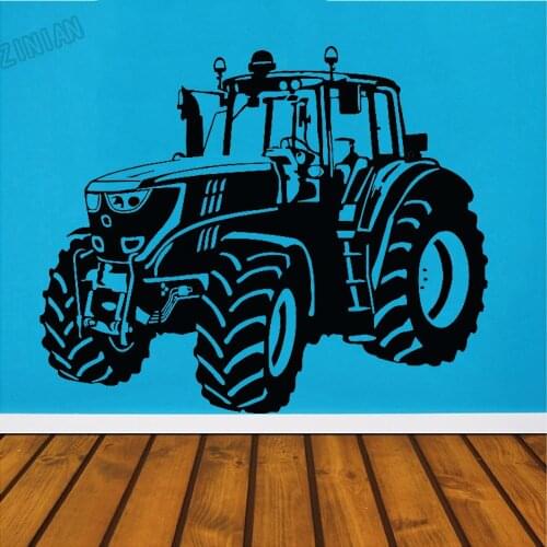 Farm Car Wall Sticker Nursery Kids Room Self-adhesive Vinyl Wall Decals For Teen Room Adornment Cartoon Classroom Stickers Y296