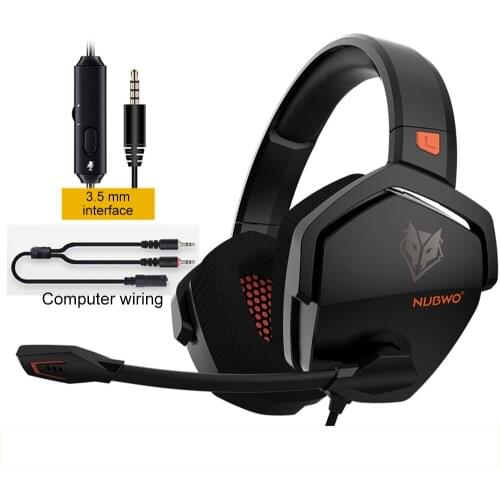 NUBWO N16 Gaming Headset Bass Casque PC Game Headphones with Mic for PS4 New xbox One Computer laptop Mobile Phone