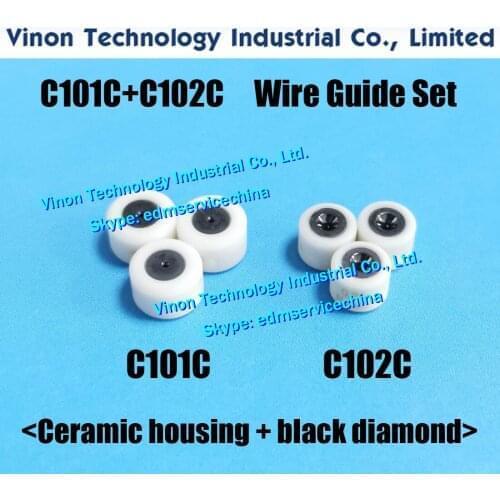 Ø0.25mm Wire Guide Set C101+C102 (Ceramic Housing+Black Diamond type) 432.511+430.586, 430.585, 100432511, 135011602, 100430586