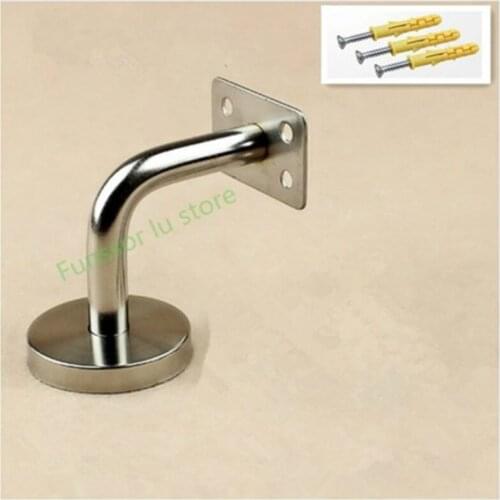 Flat Fixed pallet,Solid Stainless steel handrail Bracket/Stent/support,60x60mm,wall support,Flat handrail,Stairs accessories