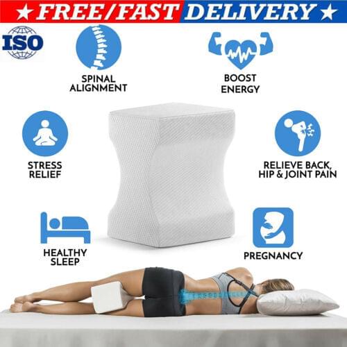 Knee Pillow Leg Pillow For Sleeping Cushion Orthopedic Memory Foam Support Between Side Sleepers Rest Leg Pad