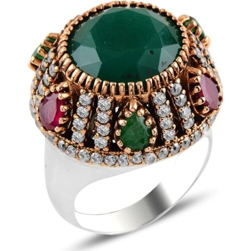 Silver 925 Sterling Zircon Cubic Zirconia Authentic Ring