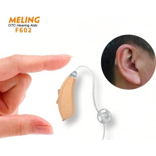 F602 Hearing Aid 8 channels 16 brands Digital Hearing Amplifier for Adults Open-Fit Fit Both Ears Noise Reduction Dropshipp