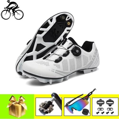 Cycling shoes MTB Men Professional Riding Biking Shoes Self-locking Ultralight Bicycle Sneakers Breathable Outdoor Mountain Bike