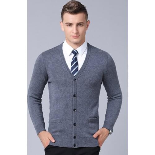TQGQG Men's Knitted Cardigans