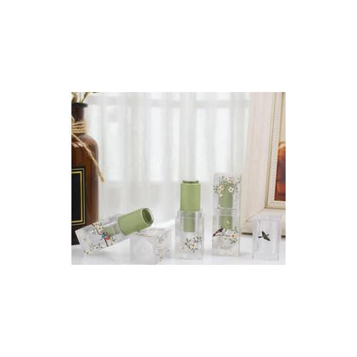 3.5ml Fresh Scrub Square Lipstick Tube Empty Lip Balm Container Lip Tubes DIY With Sample Pack Bottle Travel Makeup Tool