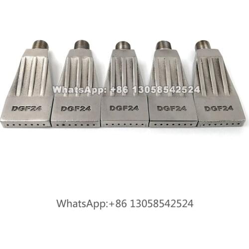 Wind Jet Air Blowing Nozzle, 1/8” DGF24 Drying and Cooling Air Blowing Wind Jet Nozzle, 7 Holes Air Knife Nozzle