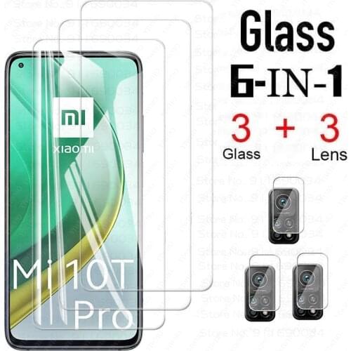 Protective Glass on For Xiaomi Mi 10t Pro Screen Protector Tempered Glass on For Xiaomi Mi 10t Pro 10tPro M2007J3SY Trempe Verre