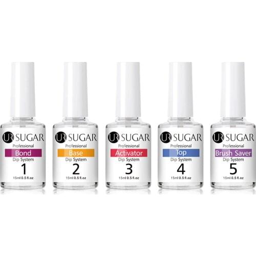 UR SUGAR Dipping Liquid 15ml Activatior For Nail Dip Powder Air Dry without UV light UV lamp dipping liquid in Nail Gel