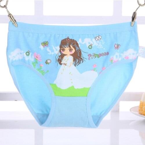4pcs/lot Baby Kids Panties Cotton New Fashion Cartoon printed girls Briefs Boxer Underwear pants