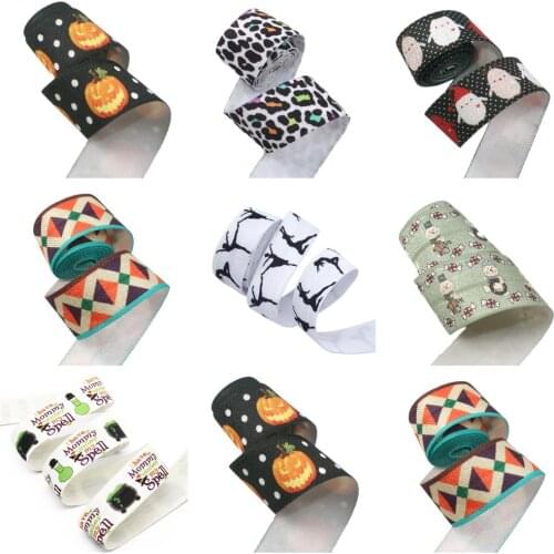 5Yards/lot 5/8"16mm Elastic Ribbon Halloween FOE Fold Over Elastics Spandex Sewing Trim DIY Garment Home Craft,5Yc18950