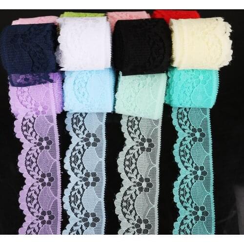 4cm Width White Decorative Lace Trim Fabric Wedding Birthday Christmas Goods Craft DIY Embroidery and Skirt Intimate Accessories