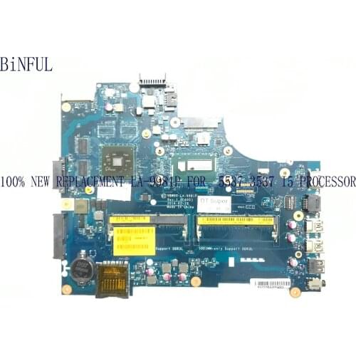 BiNFUL ,AVAILABLE. VBW00 LA-9981P LAPTOP MOTHERBOARD FOR DELL INSPIRON 5537 /3537 NOTEBOOK , I5 PROCESSOR +VIDEO CARD