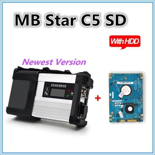 Auto scanner diagnosis MB Star Compact 5 SD C5 software V2020.12 HDD sd connect for MB multi-language Diagnostic tool MB STAR C5