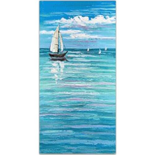 DONGMEI OILPAINTING Hand painted oil painting Home decor High quality art painting seascape pictures DM1828185