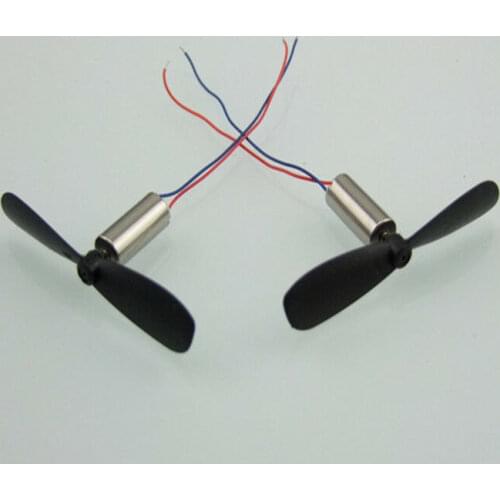 2PCS Coreless Motor & Propeller Cw Ccw DC 3.7V 4.2V 46500RPM High Speed 6*14mm Motor 614 Hollow Cup DIY RC Drone Quadcopter Part