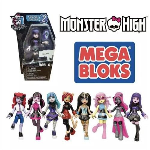 MEGA BLOKS Monster High Elf Figures dolls Model Figure Toys collection A variety of styles are shipped randomly best gift