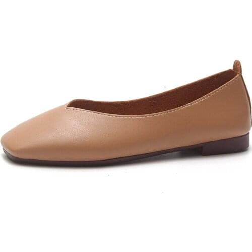 Summer new Korean version of the soft bottom shallow flat flat shoes fashion non-slip pregnant women flat shoes