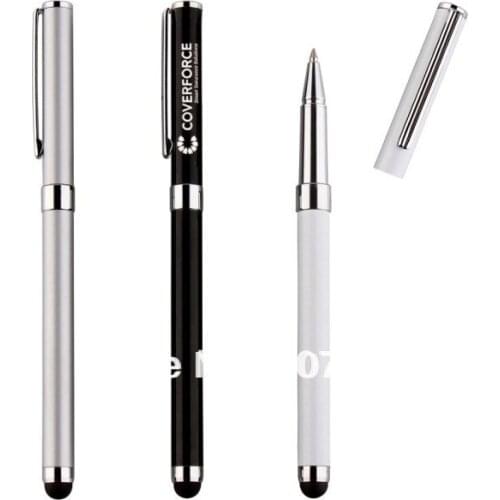 New !Free 1 side Laser Engraving,IPAD Touch Head Metal Pen 18018 for company logo/Promotion/Gift/Office use
