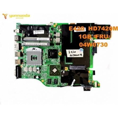 Original for Lenovo E420 laptop motherboard E420 HD7420M 1GB FRU 04W0730 tested good free shipping